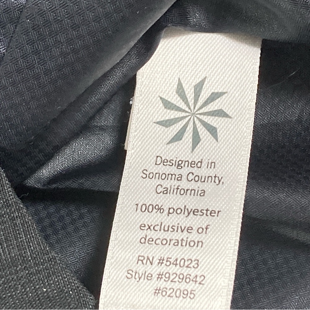 ATHLETA Midtown Rain Trench Coat Hooded | Dark Gray | Women’s Size M Waterproof - Picture 15 of 16